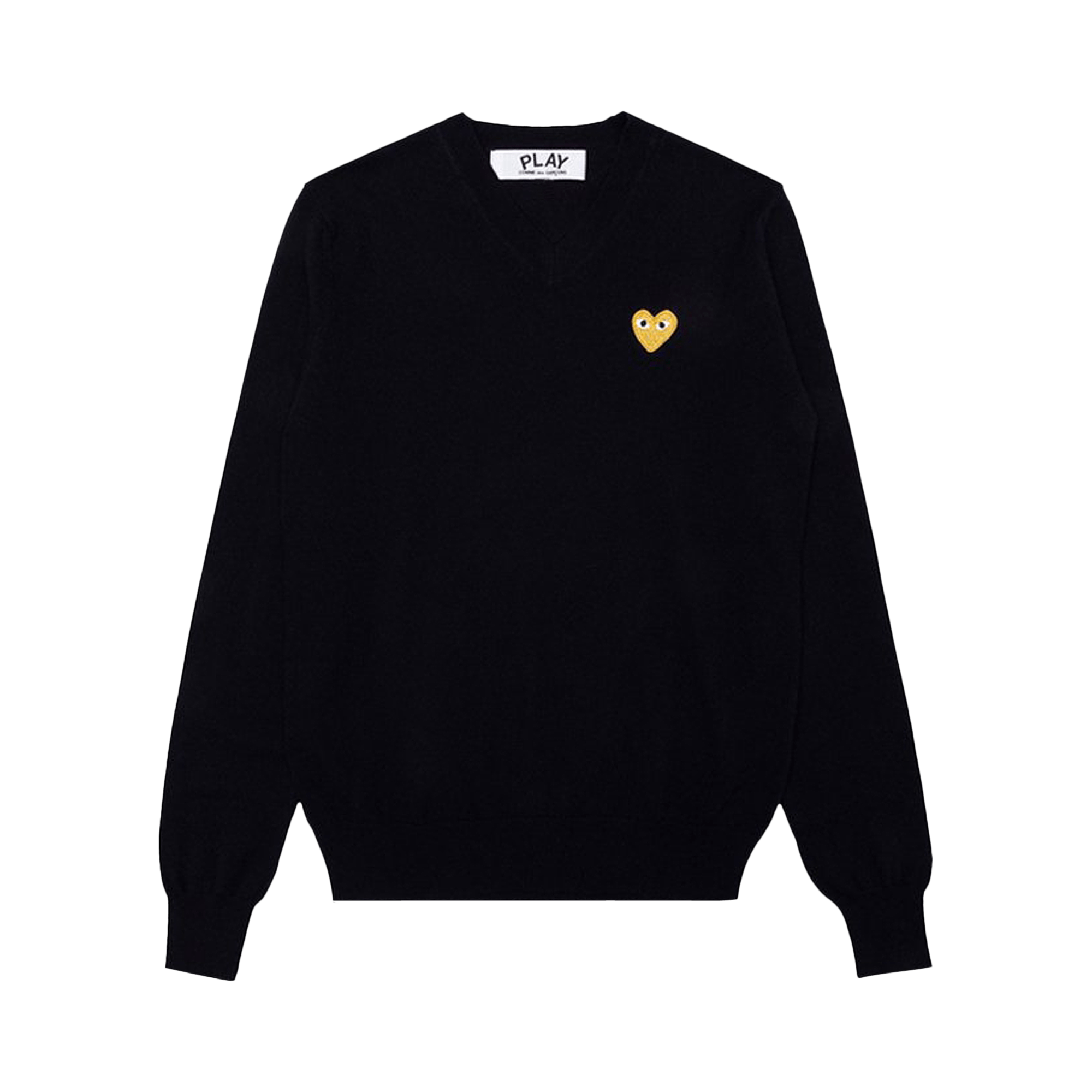 Comme des Garçons PLAY Gold Heart Sweater 'Navy'