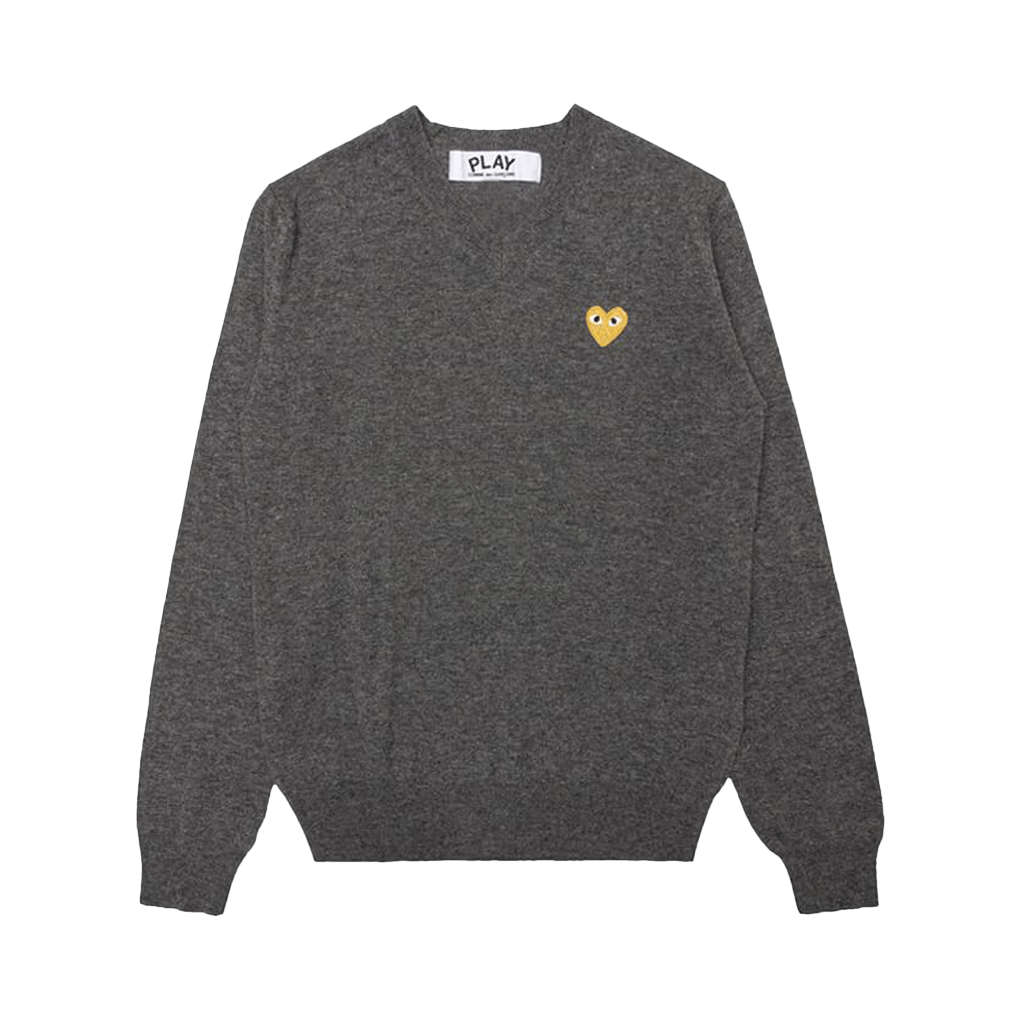 Comme des Garçons PLAY Gold Heart Sweater 'Grey'