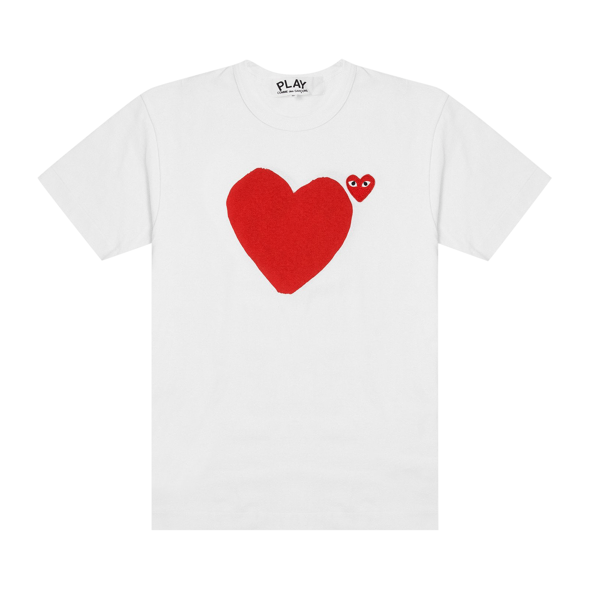 Comme des Garçons PLAY Red Emblem No Eyes T-Shirt 'White'