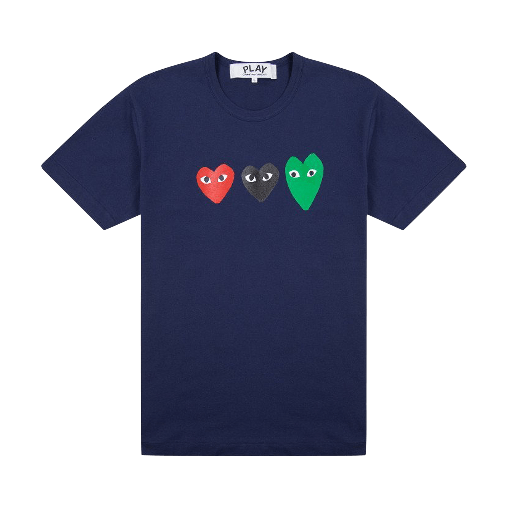 Comme des Garçons PLAY Multi Heart T-Shirt 'Navy'