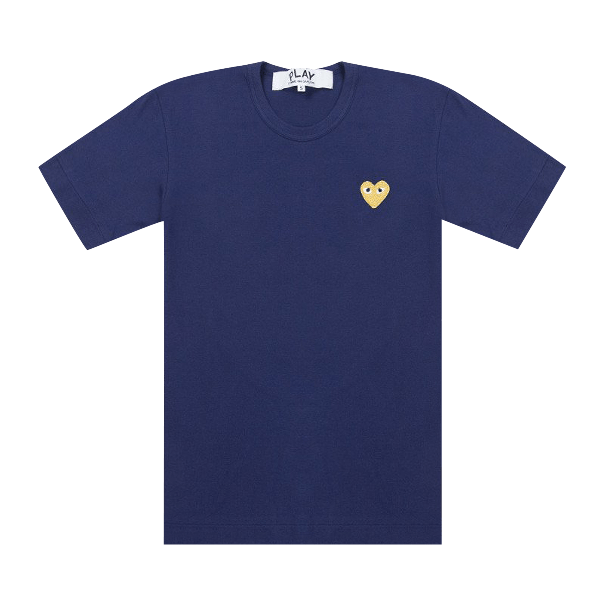Comme des Garçons PLAY Gold Heart T-Shirt 'Navy'