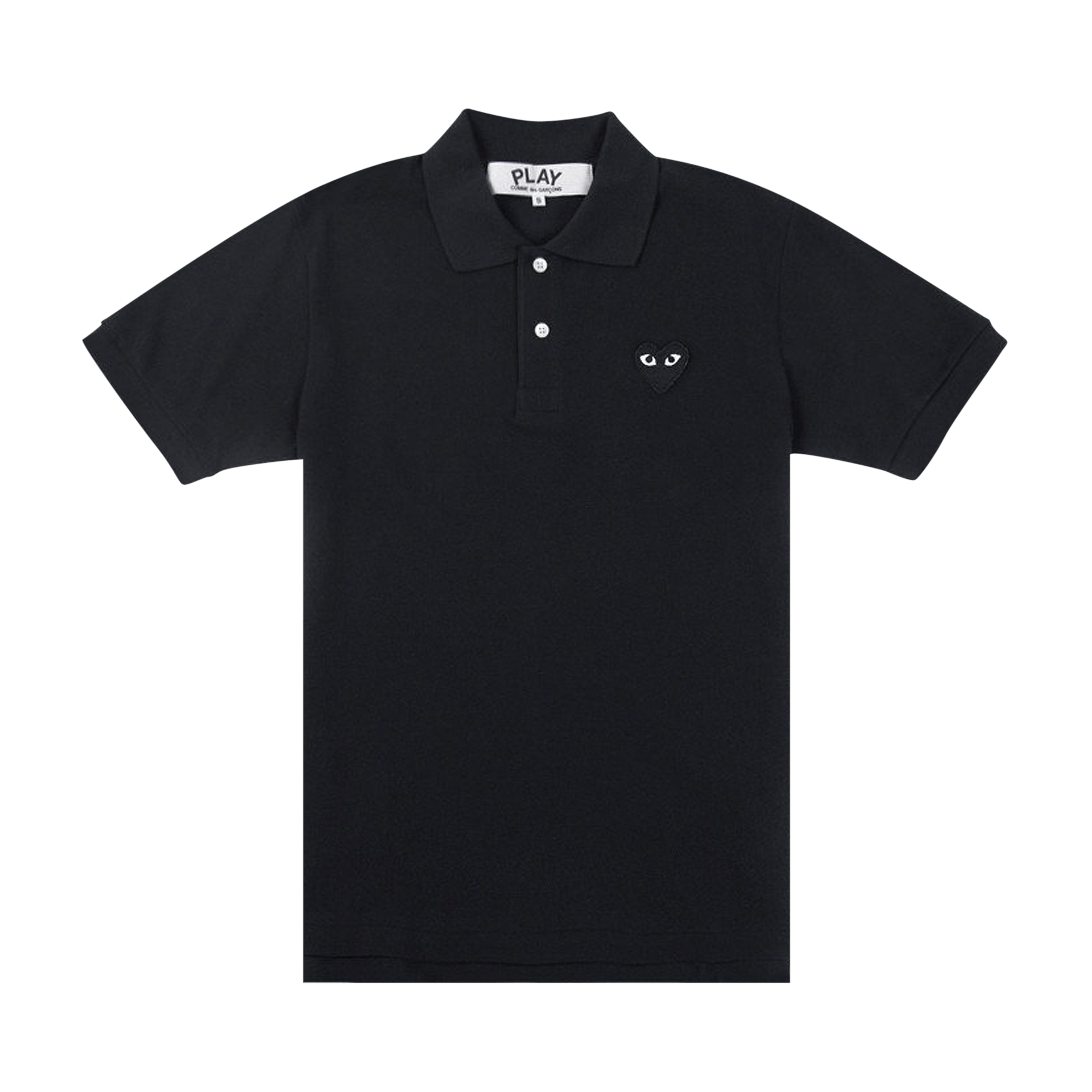 Comme des Garçons PLAY Heart Polo 'Black'