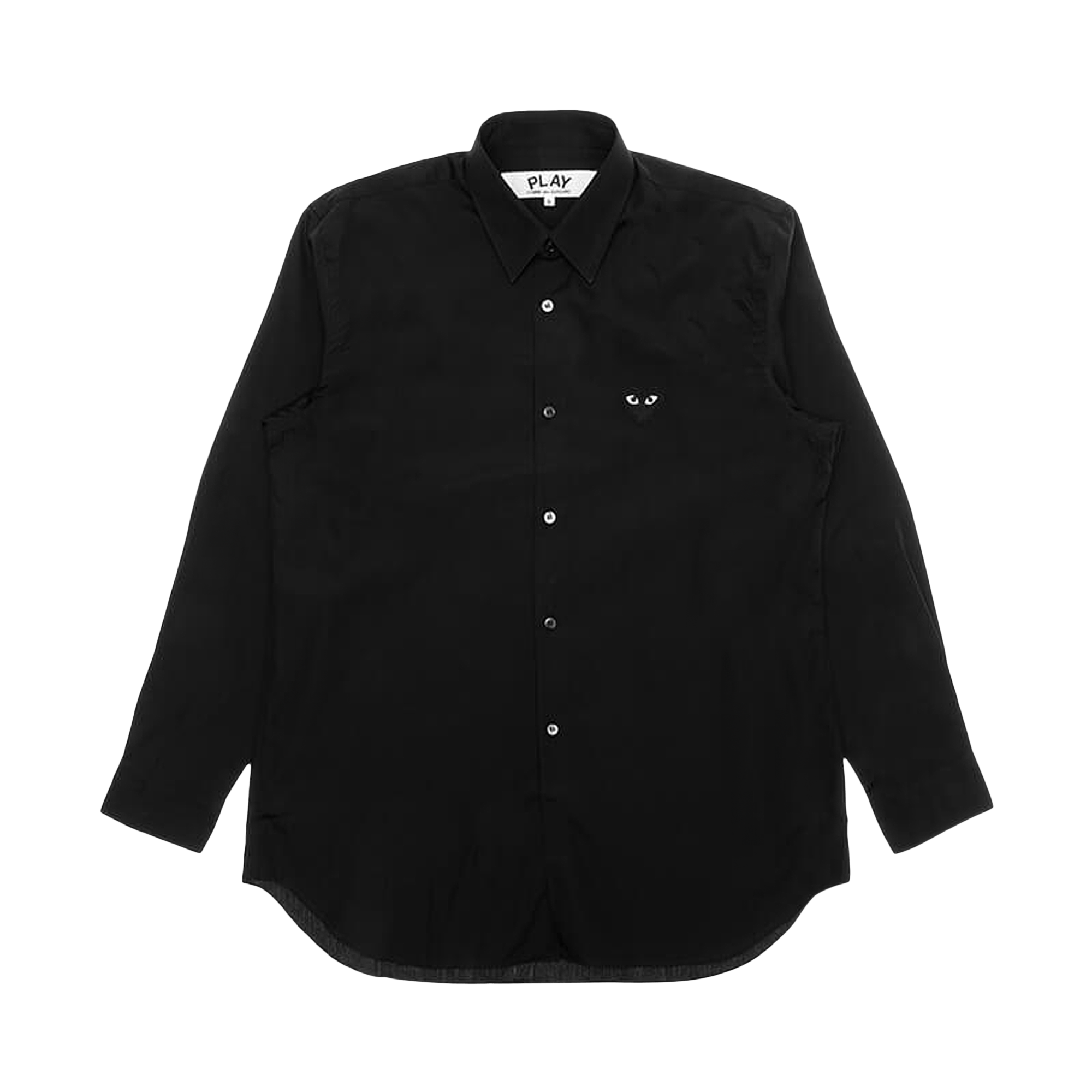 Comme des Garçons PLAY Black Emblem Button Down 'Black'