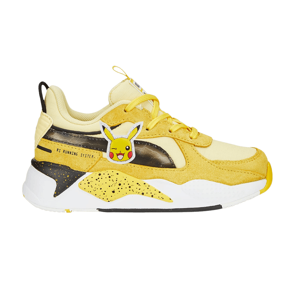 Pre-owned Puma Pokémon X Rs-x Little Kid 'pikachu' In Yellow