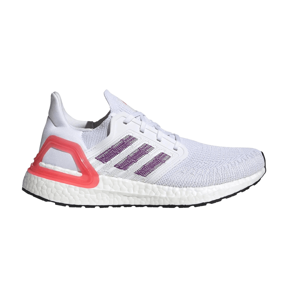 Adidas Wmns UltraBoost 20 'White Purple Crimson'