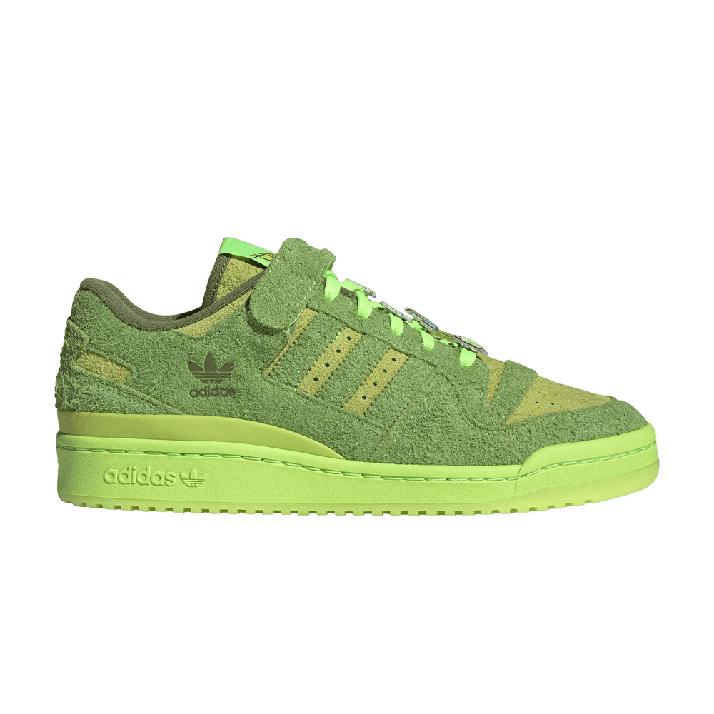 Pre-owned Adidas Originals The Grinch X Forum Low In Green