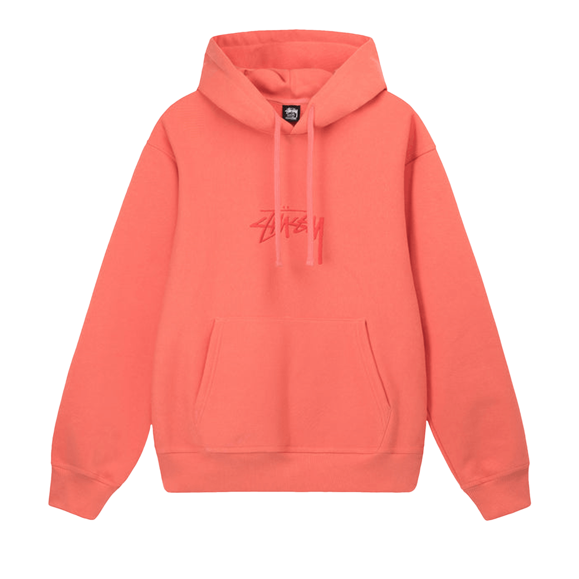 Stussy Stock Logo Appliqué Hood 'Rose'