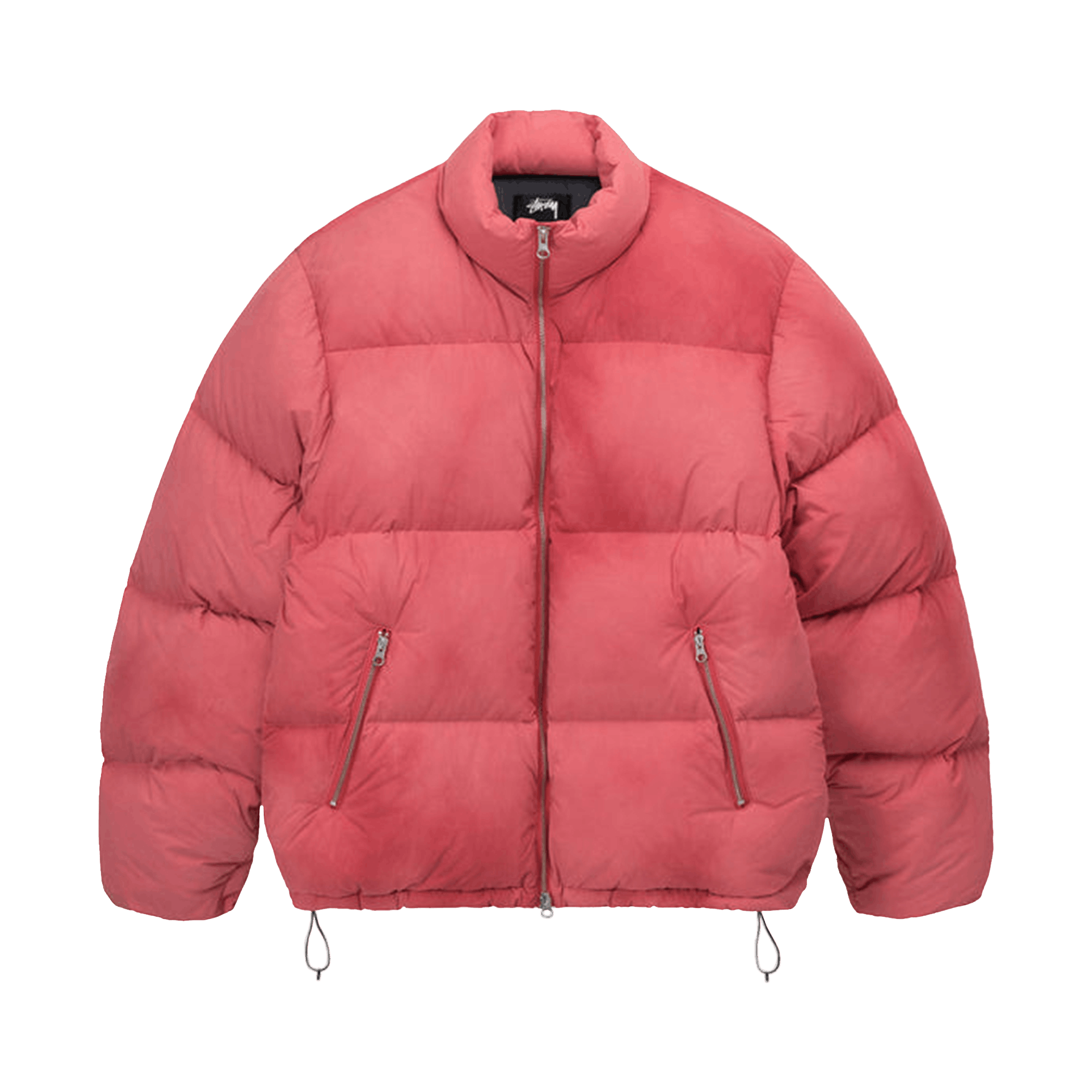 Pre-owned Stussy Recycled Nylon Down Puffer 'faded Red'