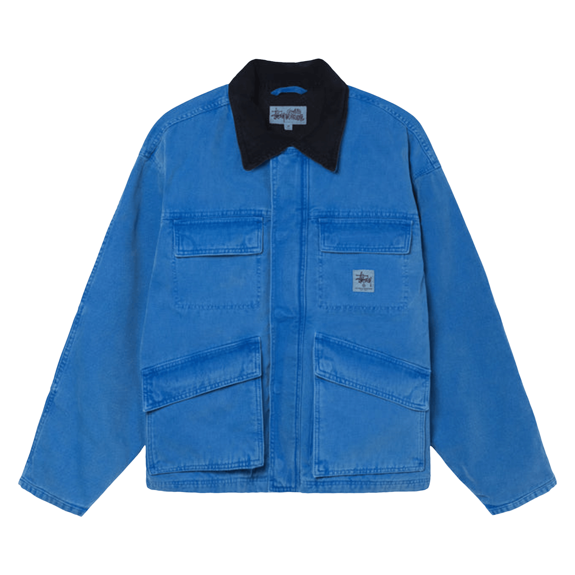 Stussy Washed Canvas Shop Jacket 'Blue'