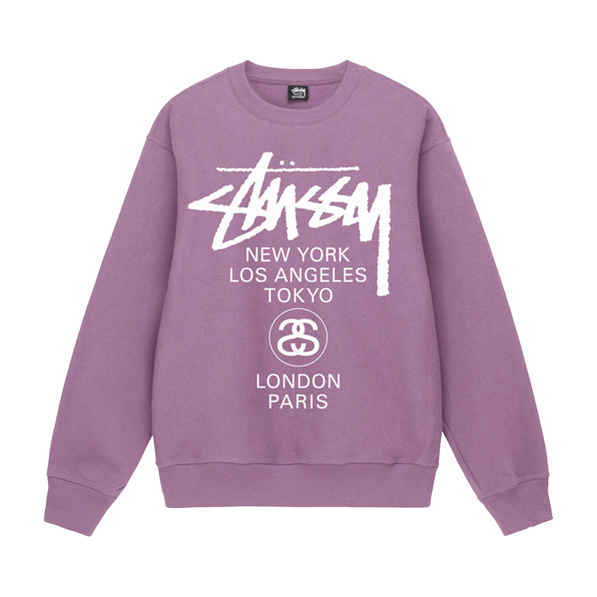 Stussy World Tour Crew 'Orchid'
