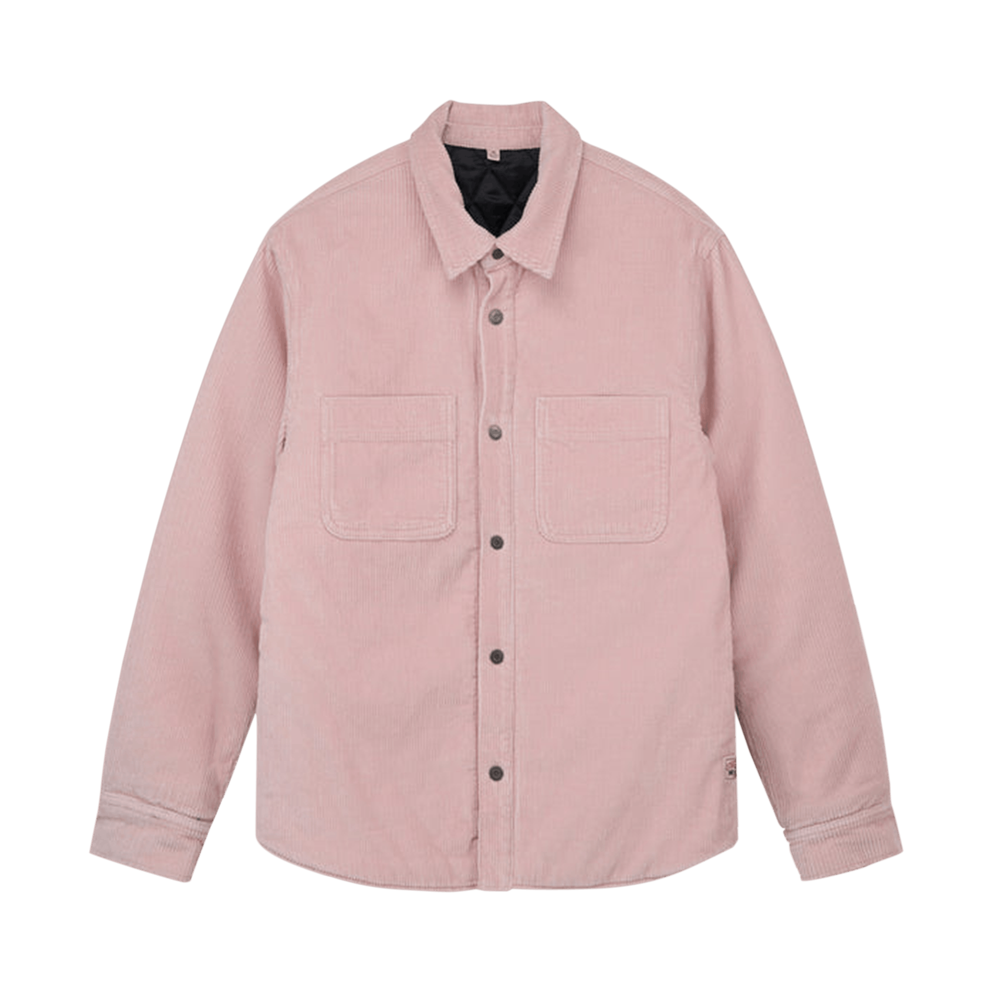 Stussy Cord Quilted Overshirt 'Washed Pink'