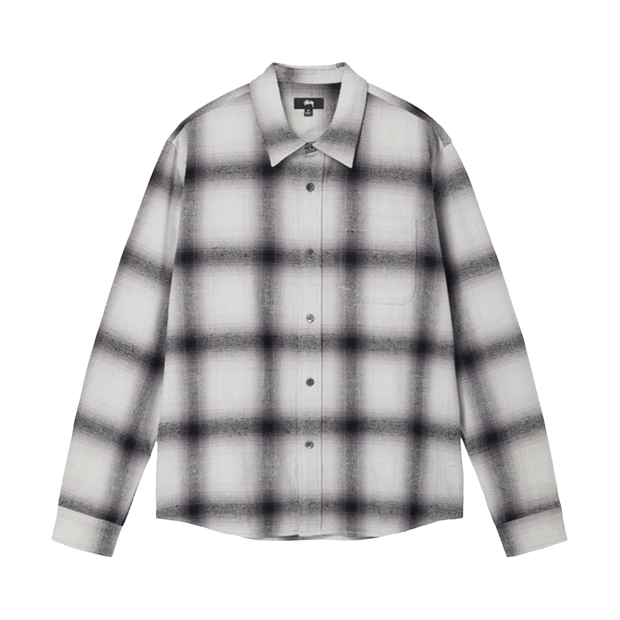 Stussy Hellshire Plaid Shirt 'Grey'