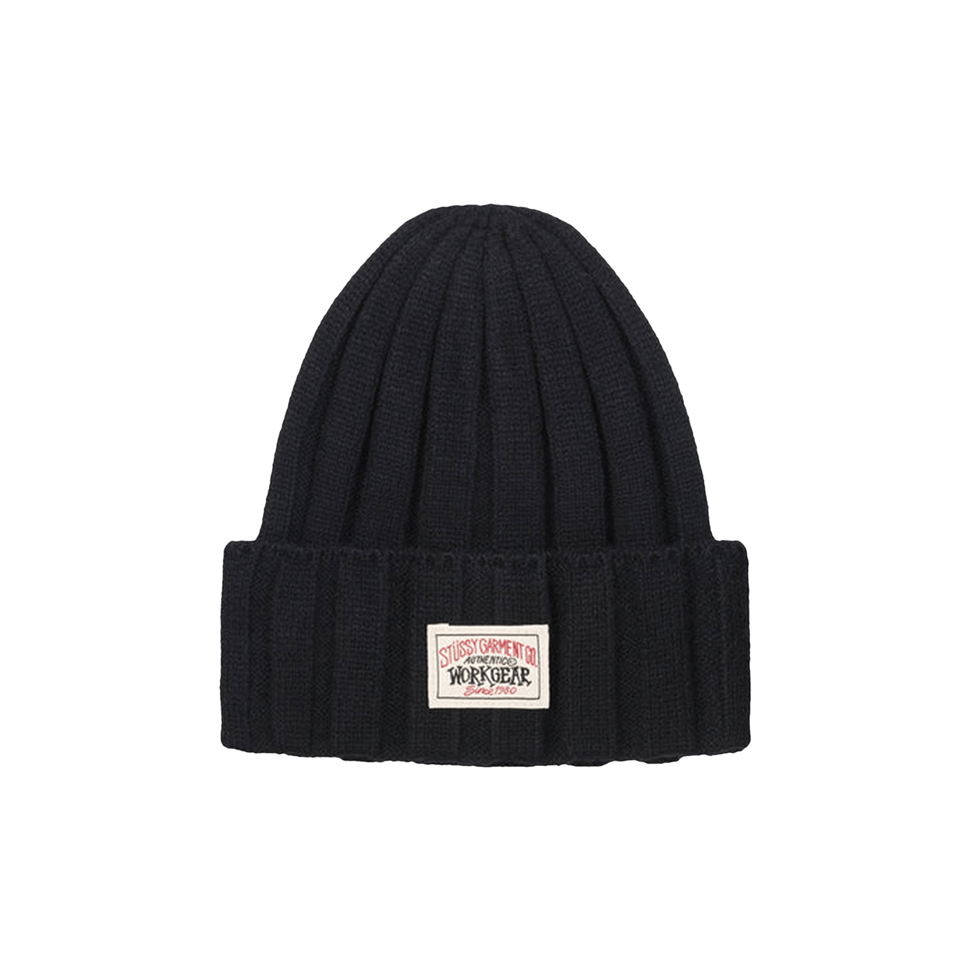 Pre-owned Stussy Workwear Cuff Beanie 'black'