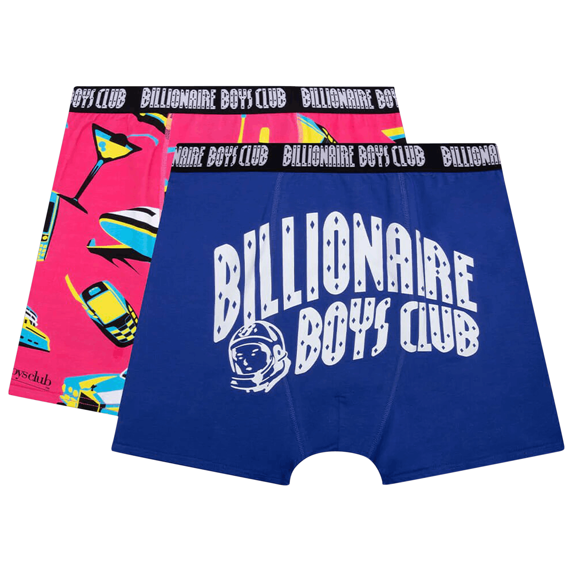 Pre-owned Billionaire Boys Club Flying Briefs 'mazarine Blue/hot Pink' In Multi-color