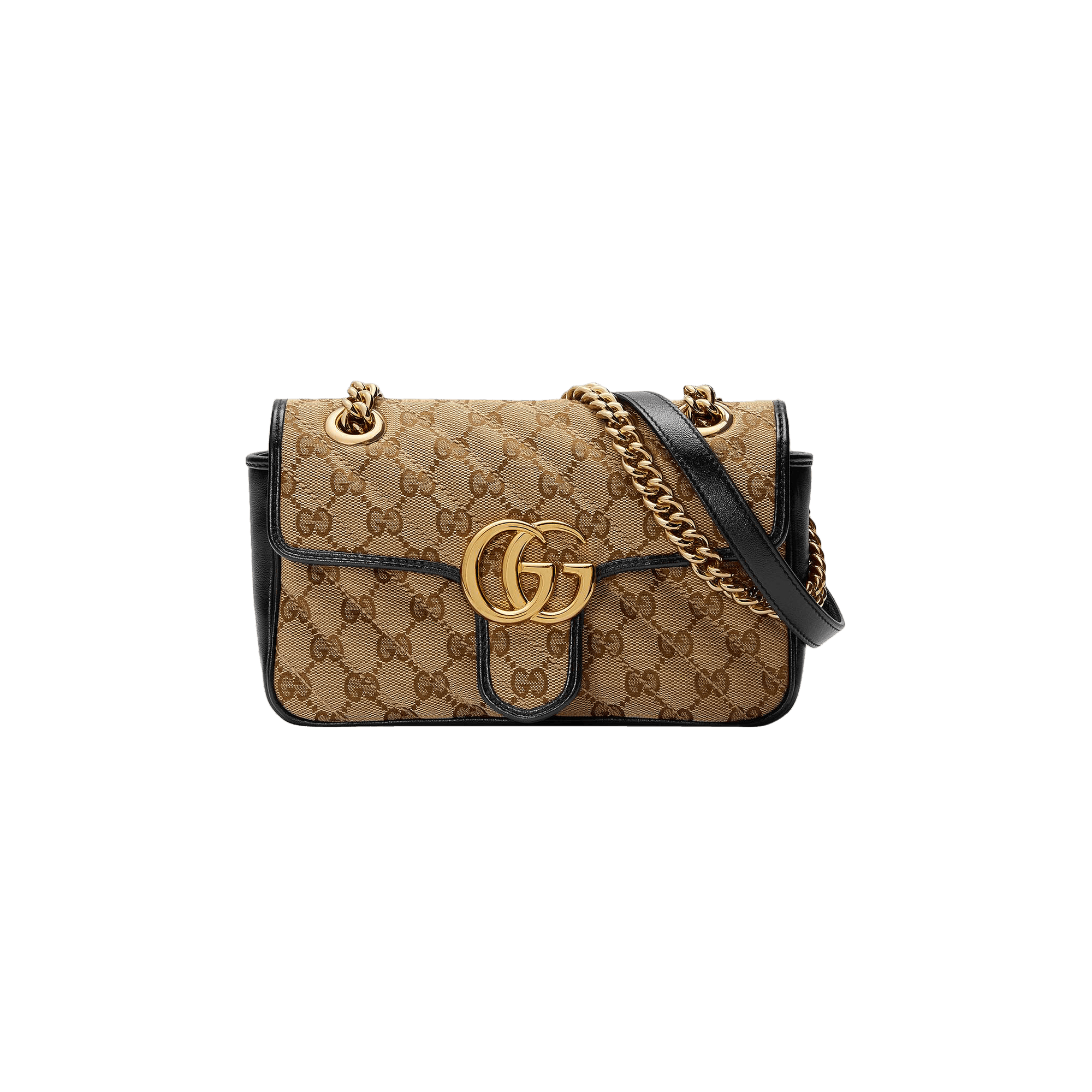 Gucci GG Marmont Mini Bag 'Beige Ebony/Nero'