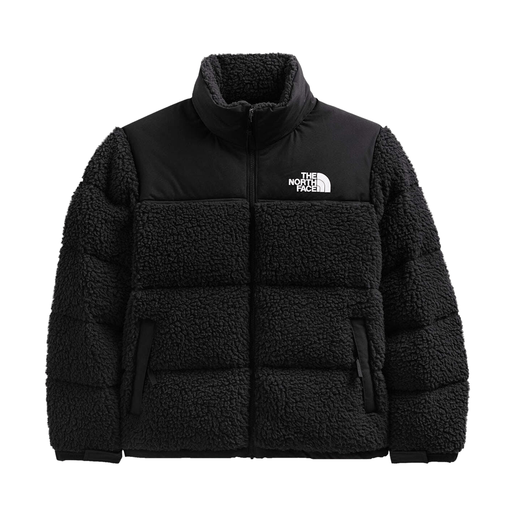 Pre-owned The North Face Sherpa Nuptse Jacket 'black'