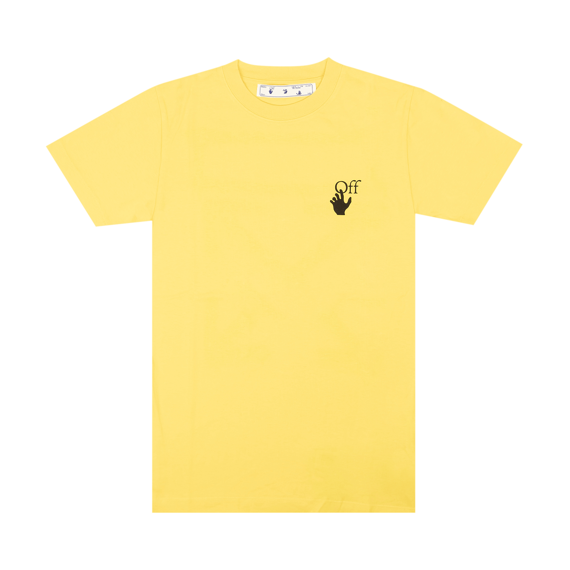 Pre-owned Off-white Spray Marker Short-sleeve T-shirt 'yellow'