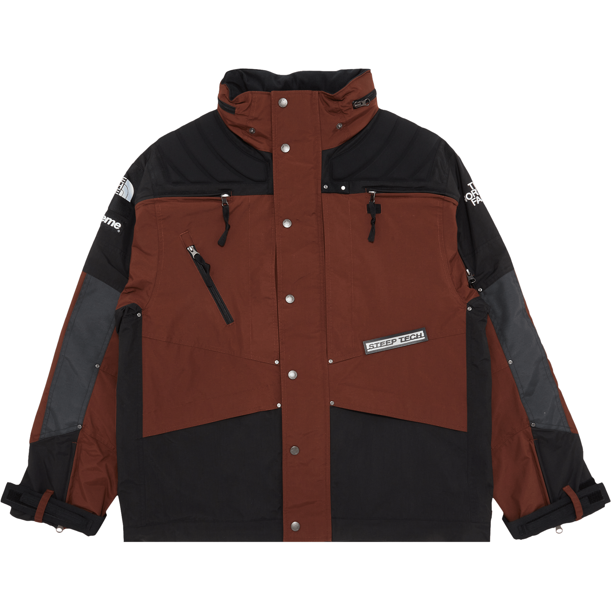Pre-owned Supreme X The North Face Steep Tech Apogee Jacket 'brown'