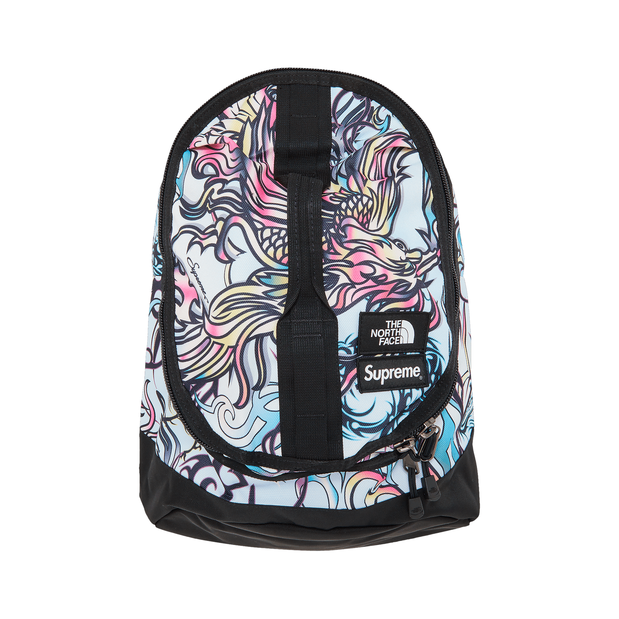 Pre-owned Supreme X The North Face Steep Tech Backpack 'multicolor Dragon' In Multi-color