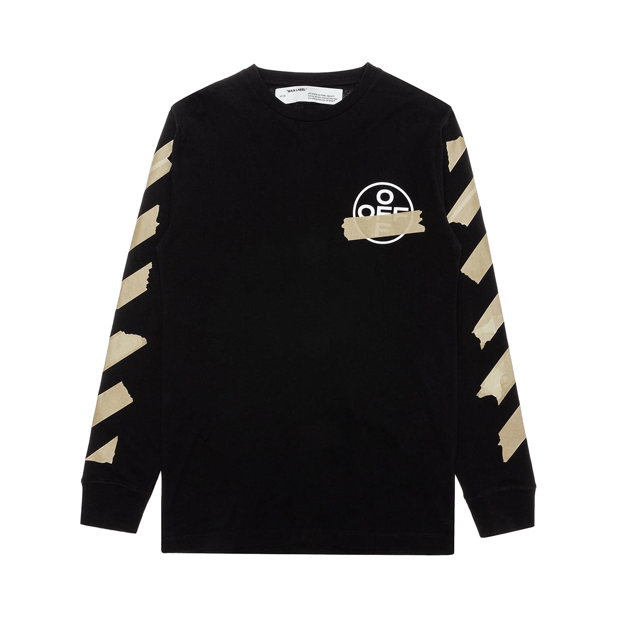Off-White Tape Arrows Long Sleeve T-Shirt 'Black'