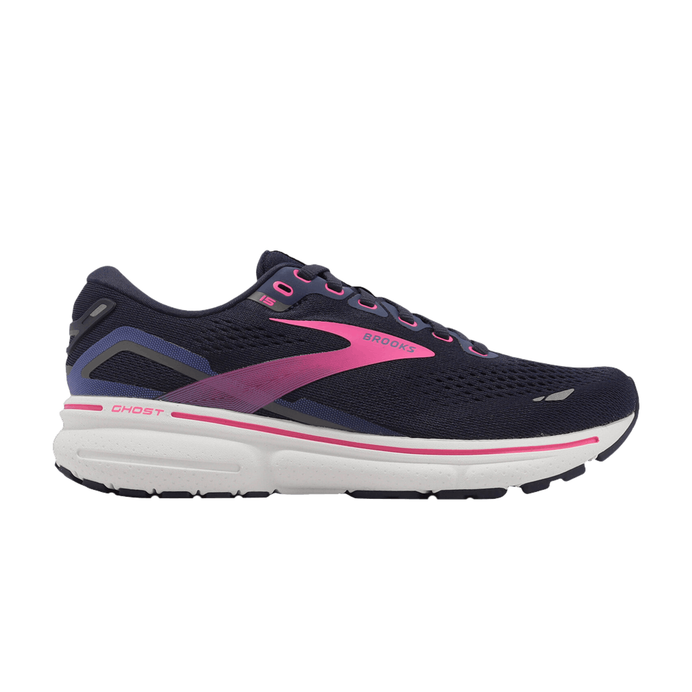 Pre-owned Brooks Wmns Ghost 15 'peacoat Pink' In Blue