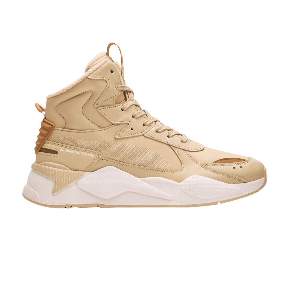 Pre-owned Puma Rs-x Mid Leather 'light Sand' In Tan