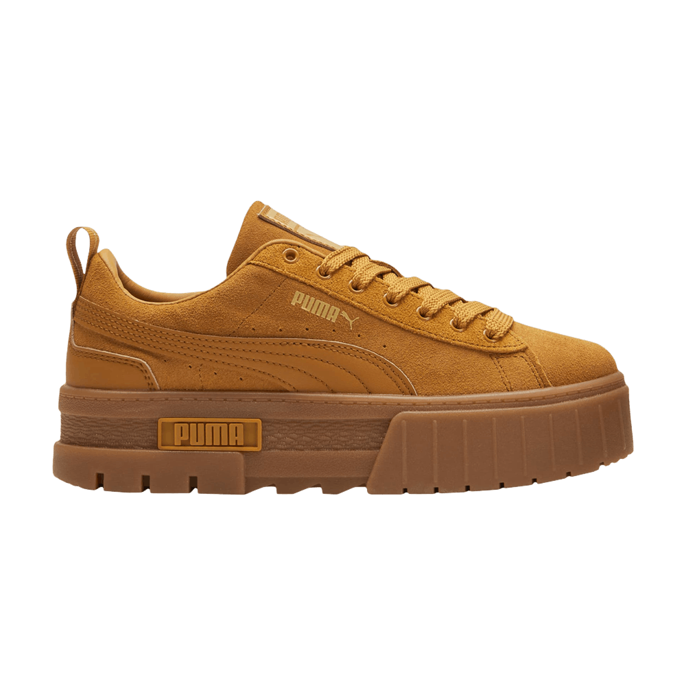 Pre-owned Puma Wmns Mayze 'brushed Suede - Desert Tan' In Brown