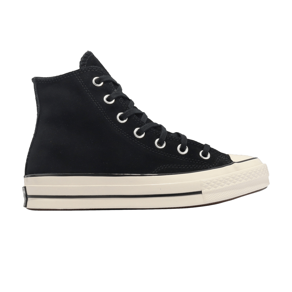 Pre-owned Converse Chuck 70 Suede High 'black White'