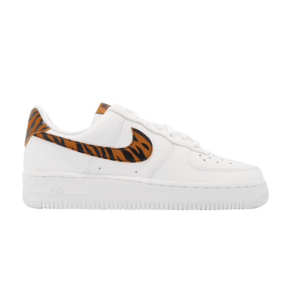 Pre-owned Nike Wmns Air Force 1 '07 'tiger Stripes' In White