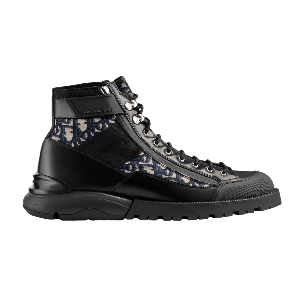 Dior Combat Boot 'Dior Oblique - Black'