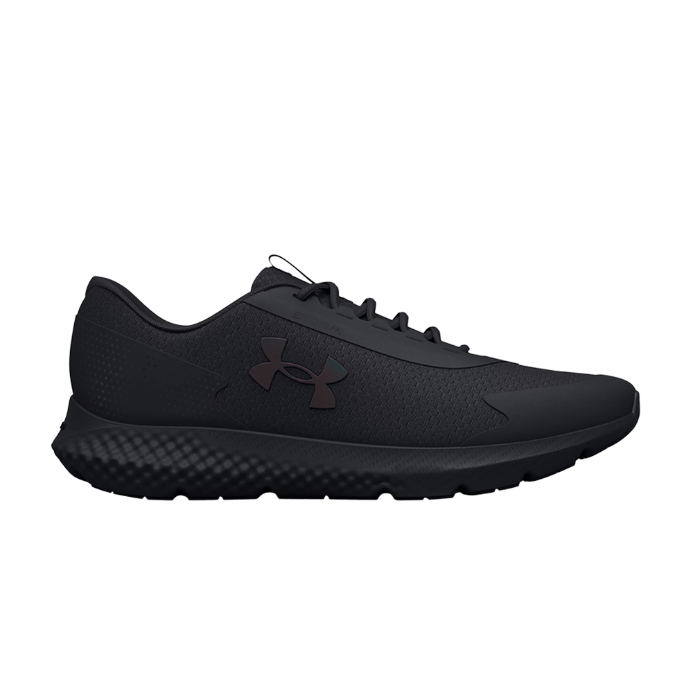 Pre-owned Under Armour Wmns Charged Rogue 3 Storm 'triple Black'