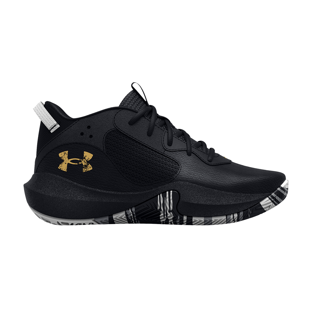 Pre-owned Under Armour Lockdown 6 Ps 'black Metallic Gold'