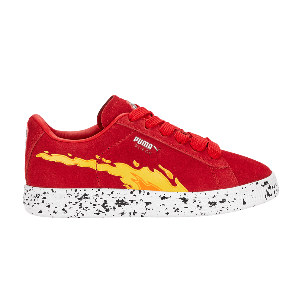 Pre-owned Puma Paw Patrol X Suede Little Kid 'marshall' In Red