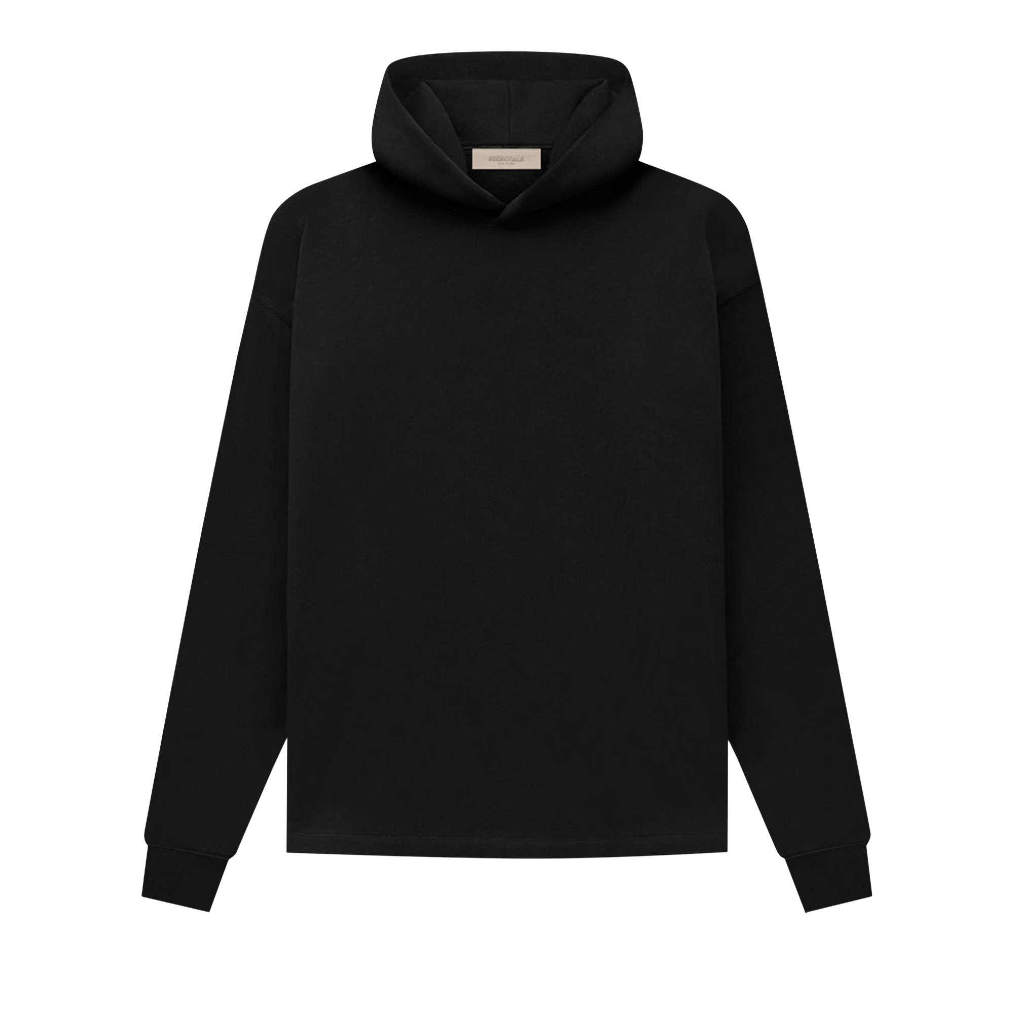 Pre-owned Essentials Fear Of God  Relaxed Hoodie 'stretch Limo' In Black