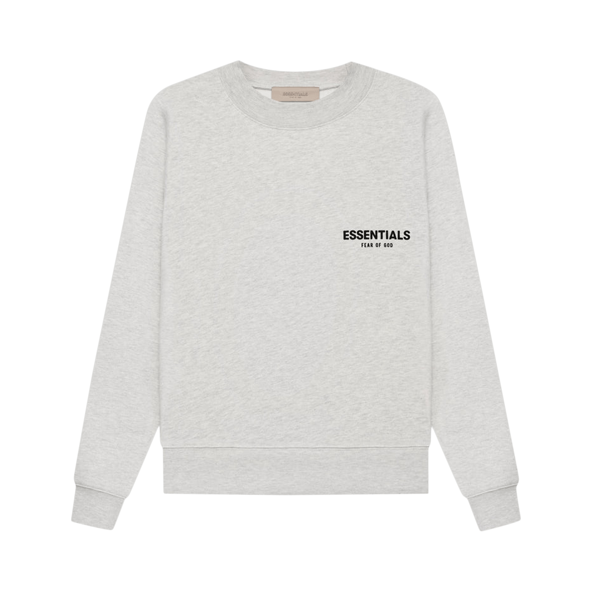 Pre-owned Essentials Fear Of God  Crewneck 'light Oatmeal' In Grey