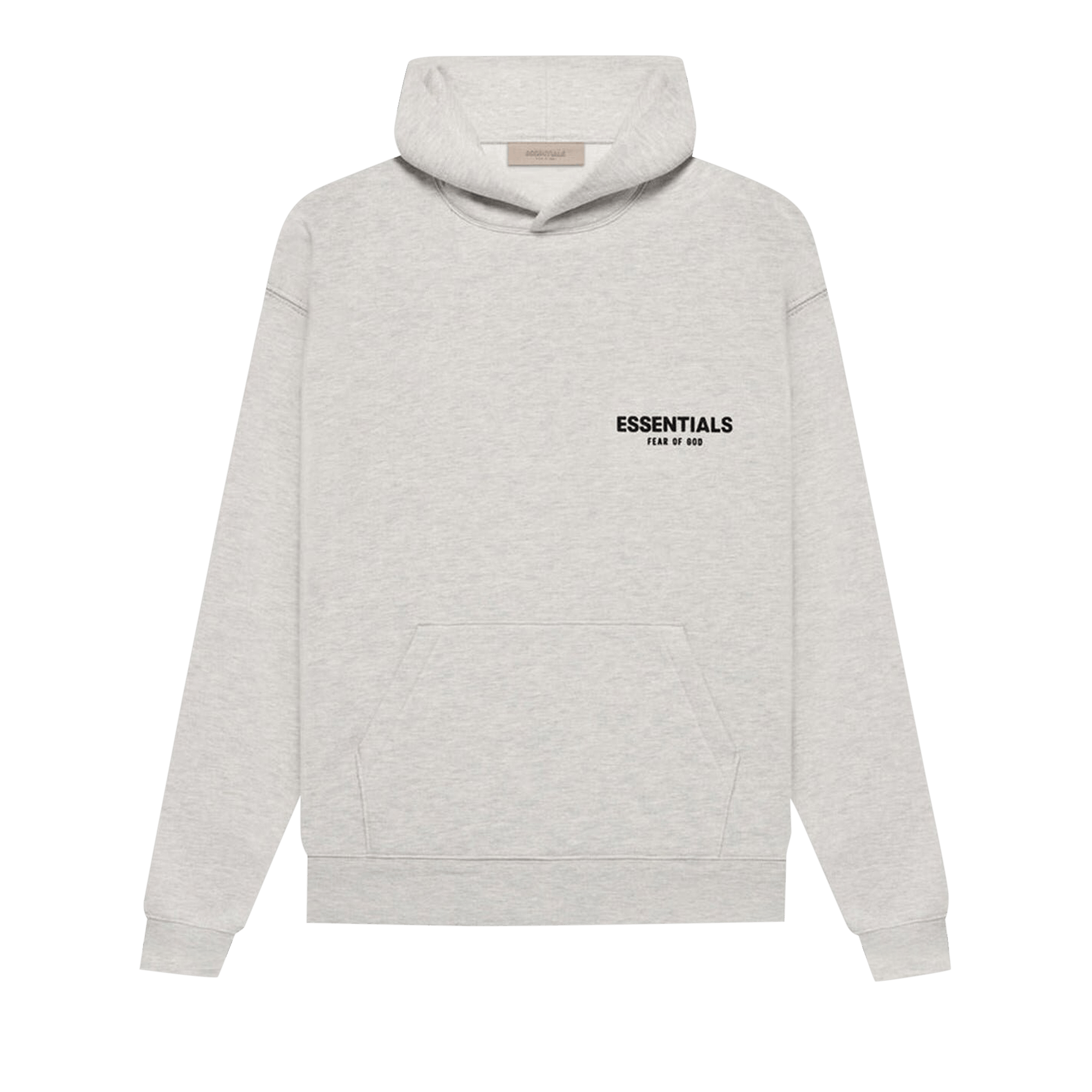 Pre-owned Essentials Fear Of God  Hoodie 'light Oatmeal' In Grey