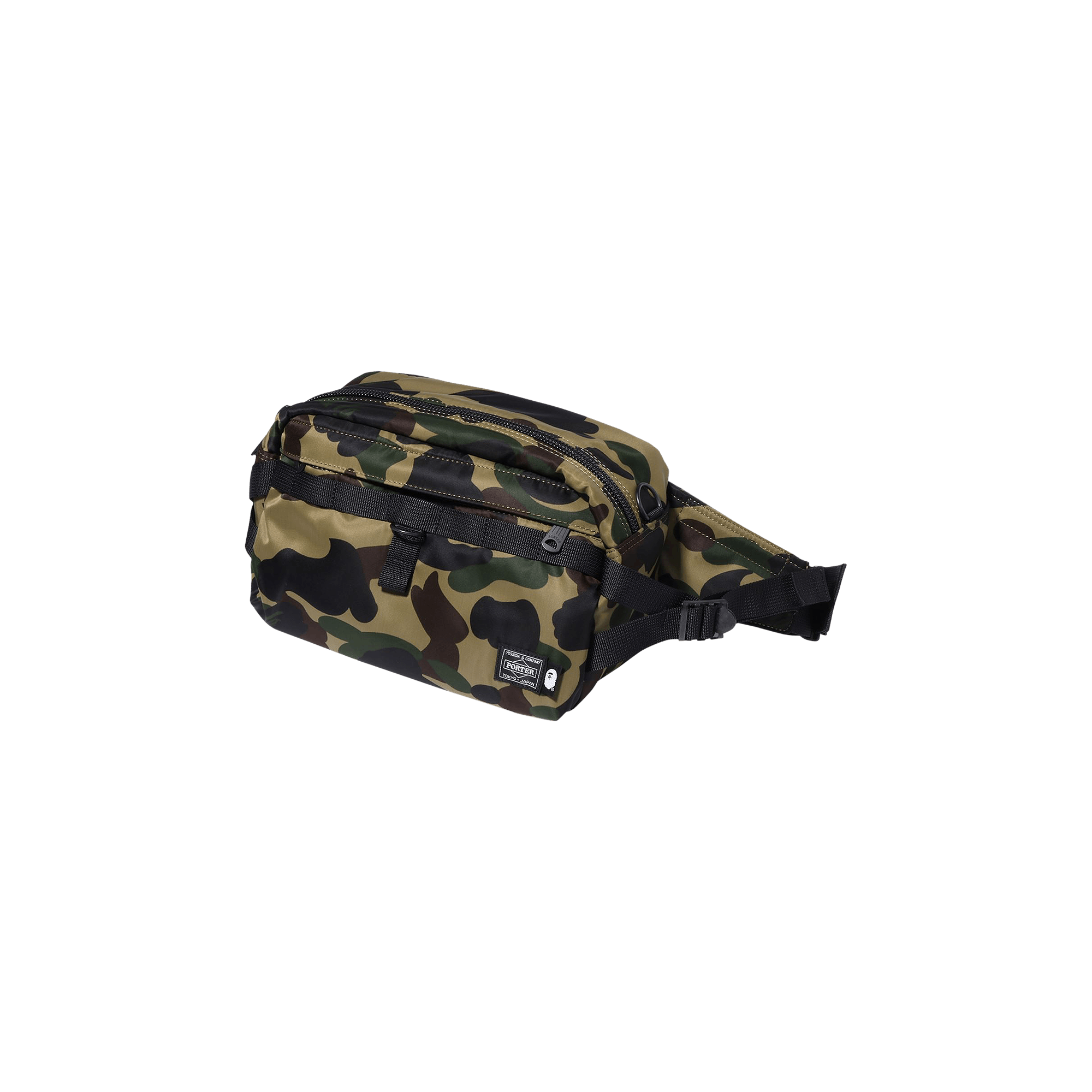 BAPE x Porter 1st Camo Waist Bag 'Green'