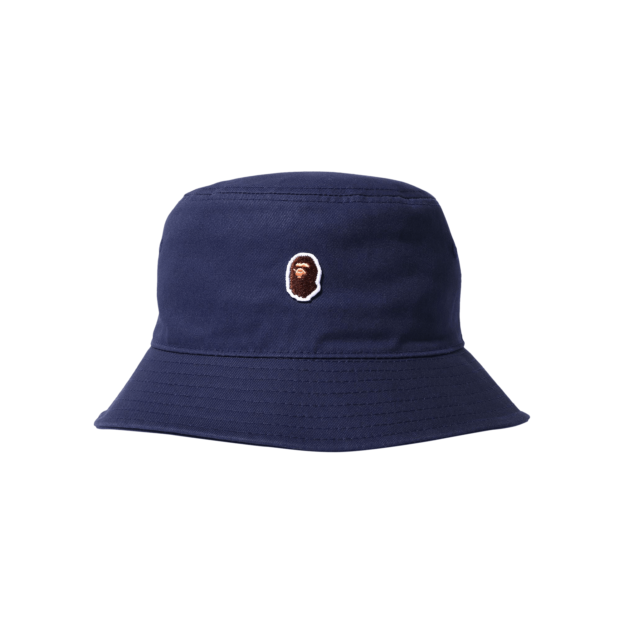 BAPE Ape Head One Point Bucket Hat 'Navy'