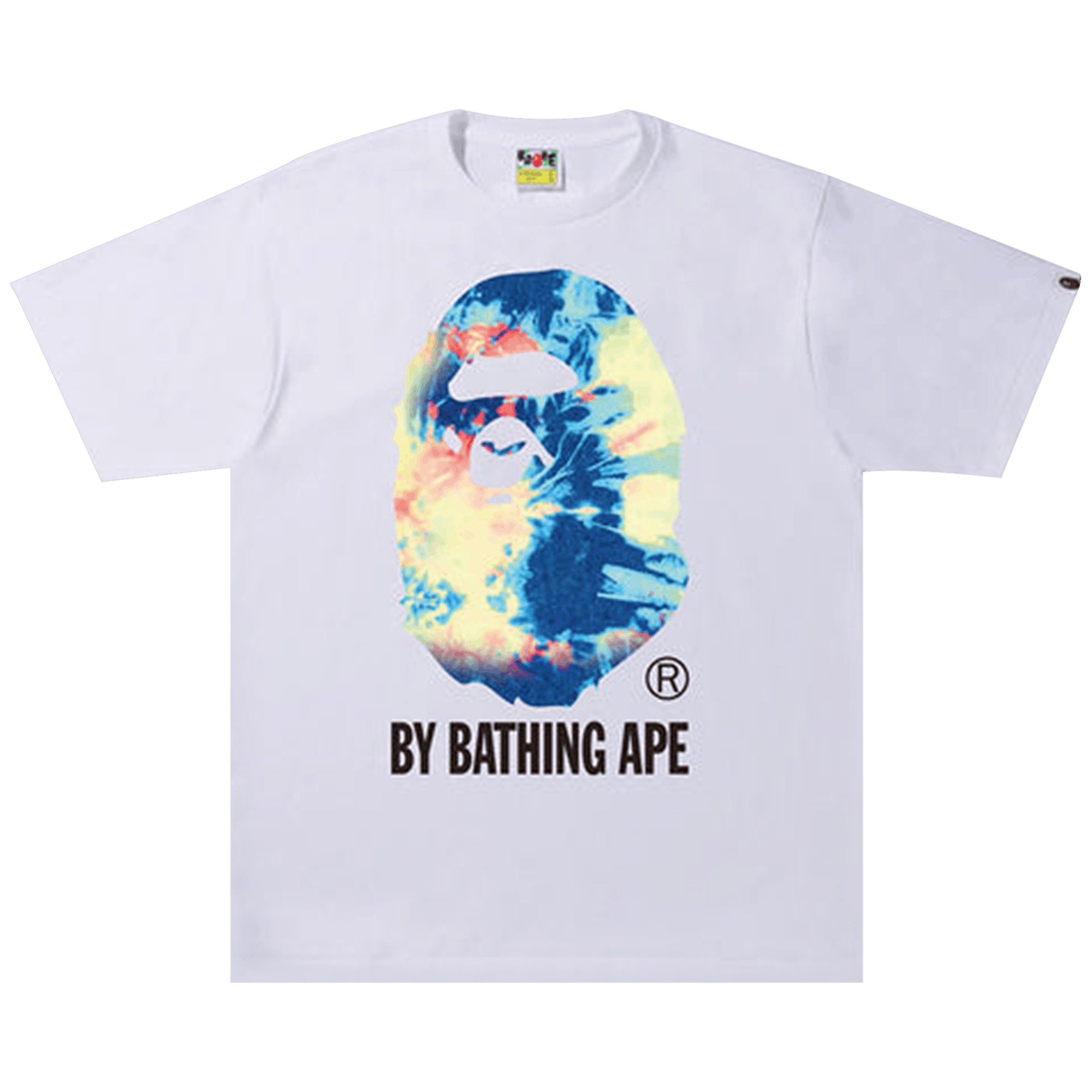 BAPE Tie Dye By Bathing Ape Tee 'White/Multicolor'