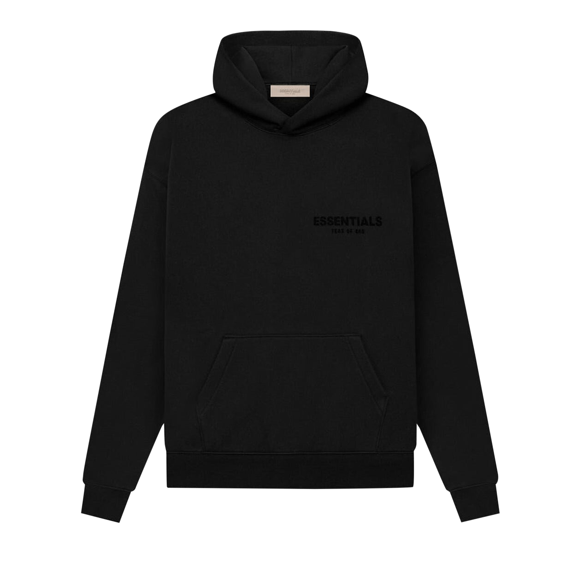 Pre-owned Essentials Fear Of God  Pullover Hoodie 'stretch Limo' Ss22 In Black