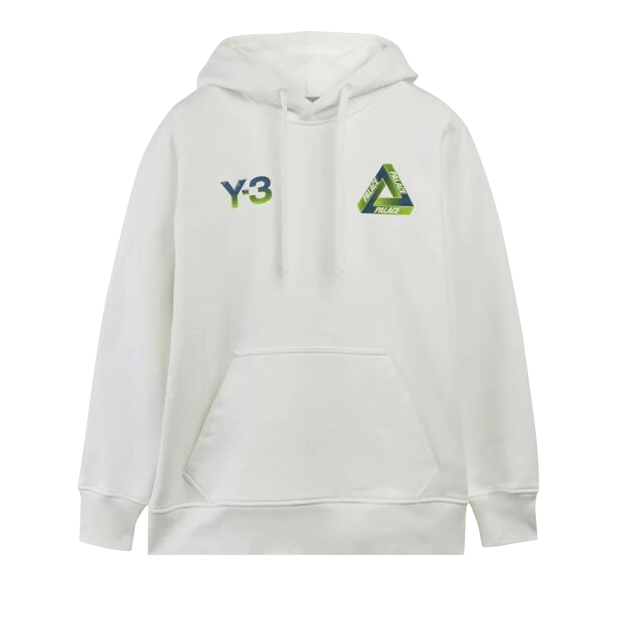 Pre-owned Y-3 X Palace Logo Hoodie 'white'