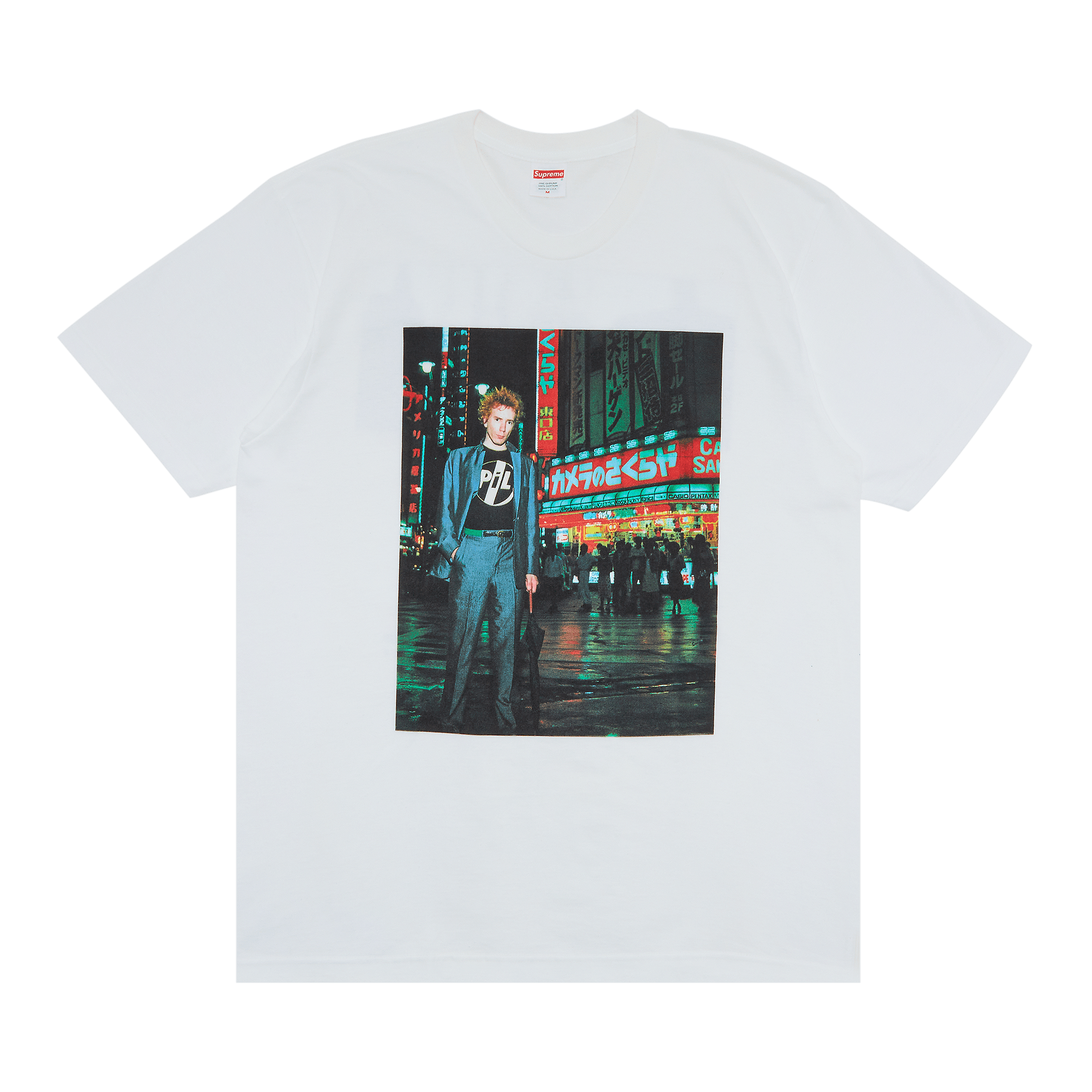 Supreme x PiL Live In Tokyo Tee 'White'