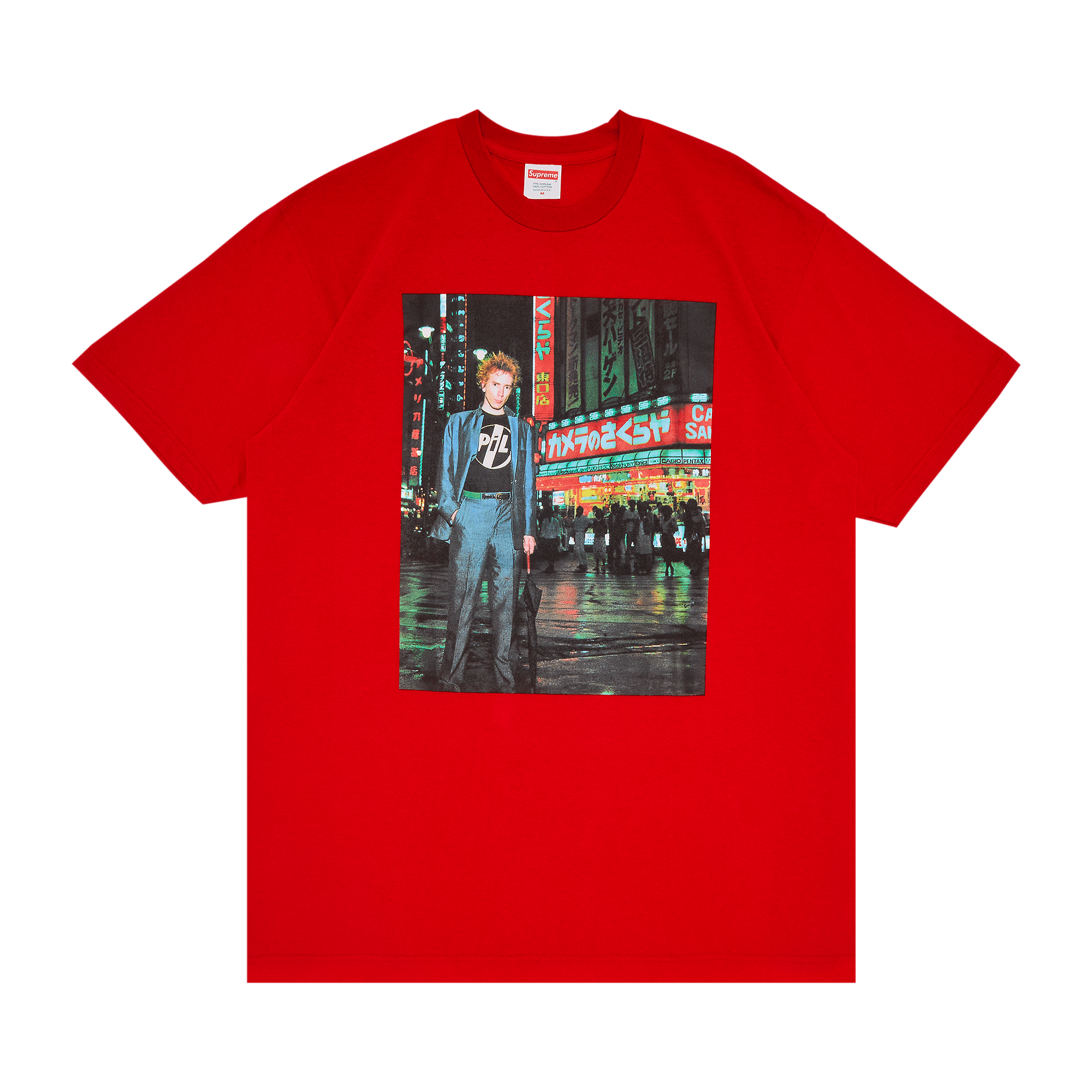 Supreme x PiL Live In Tokyo Tee 'Red'
