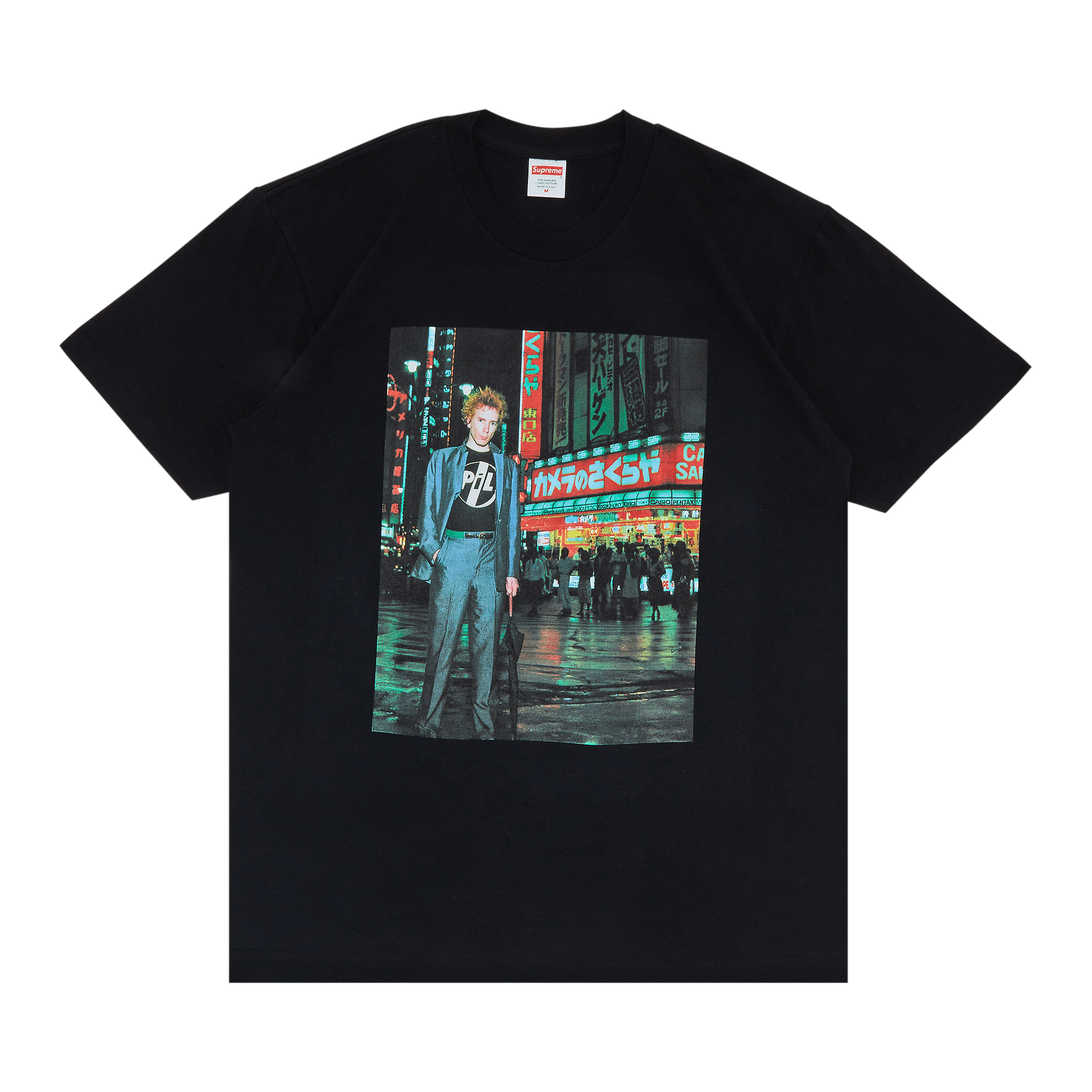 Supreme x PiL Live In Tokyo Tee 'Black'