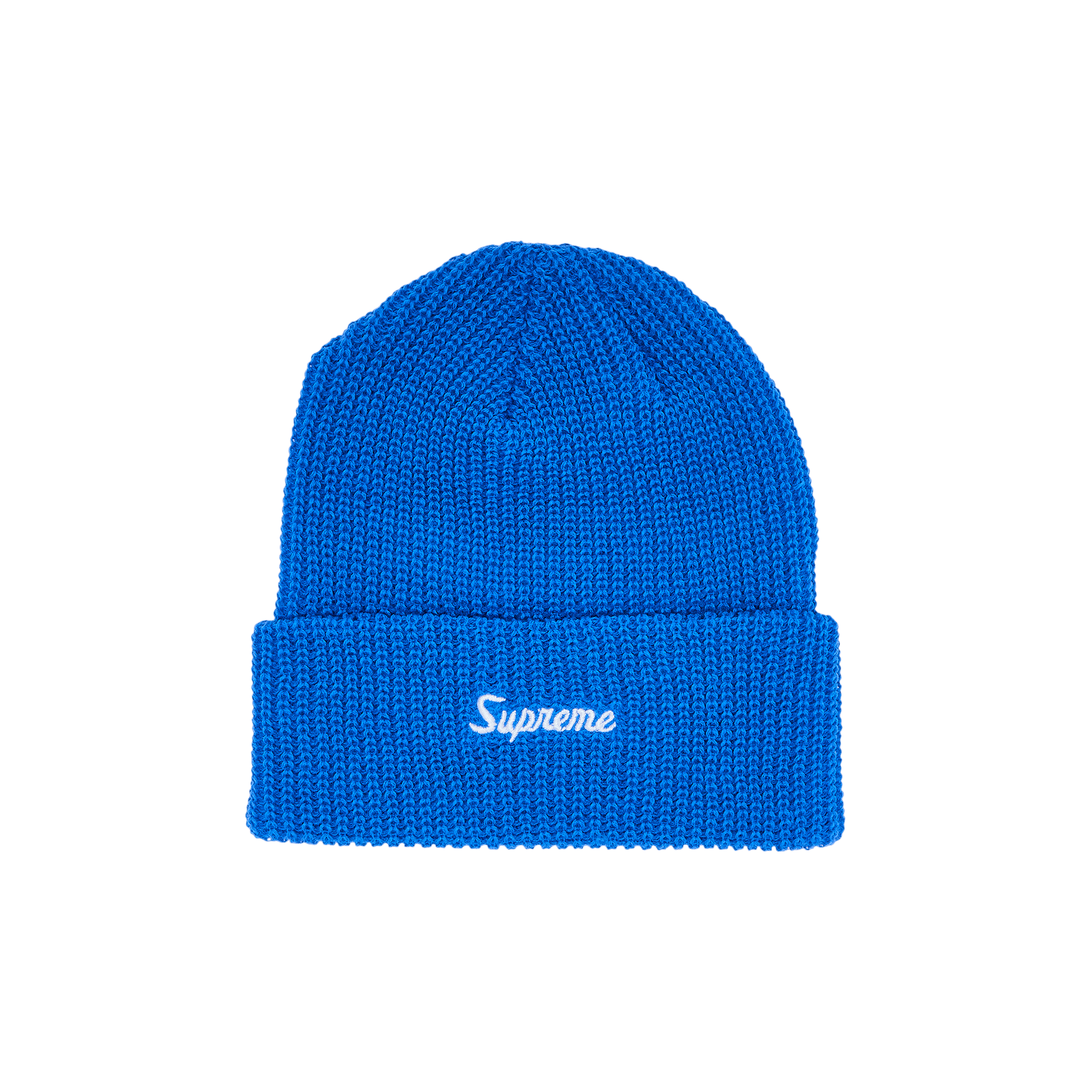 Pre-owned Supreme Loose Gauge Beanie 'blue'