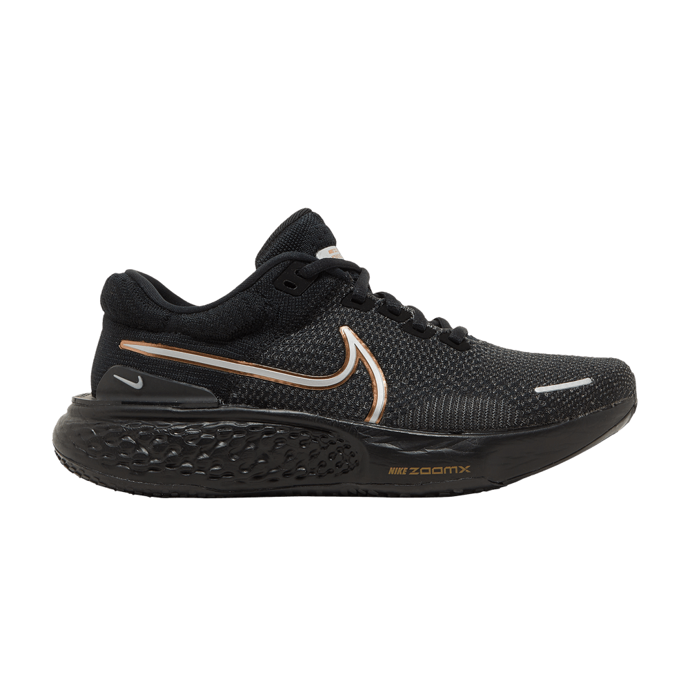 Pre-owned Nike Wmns Zoomx Invincible Run Flyknit 2 'black Metallic Copper'