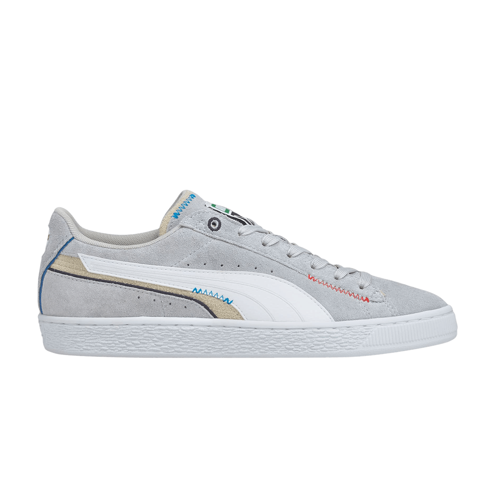Pre-owned Puma Suede 'displaced - Harbor Mist' In Grey