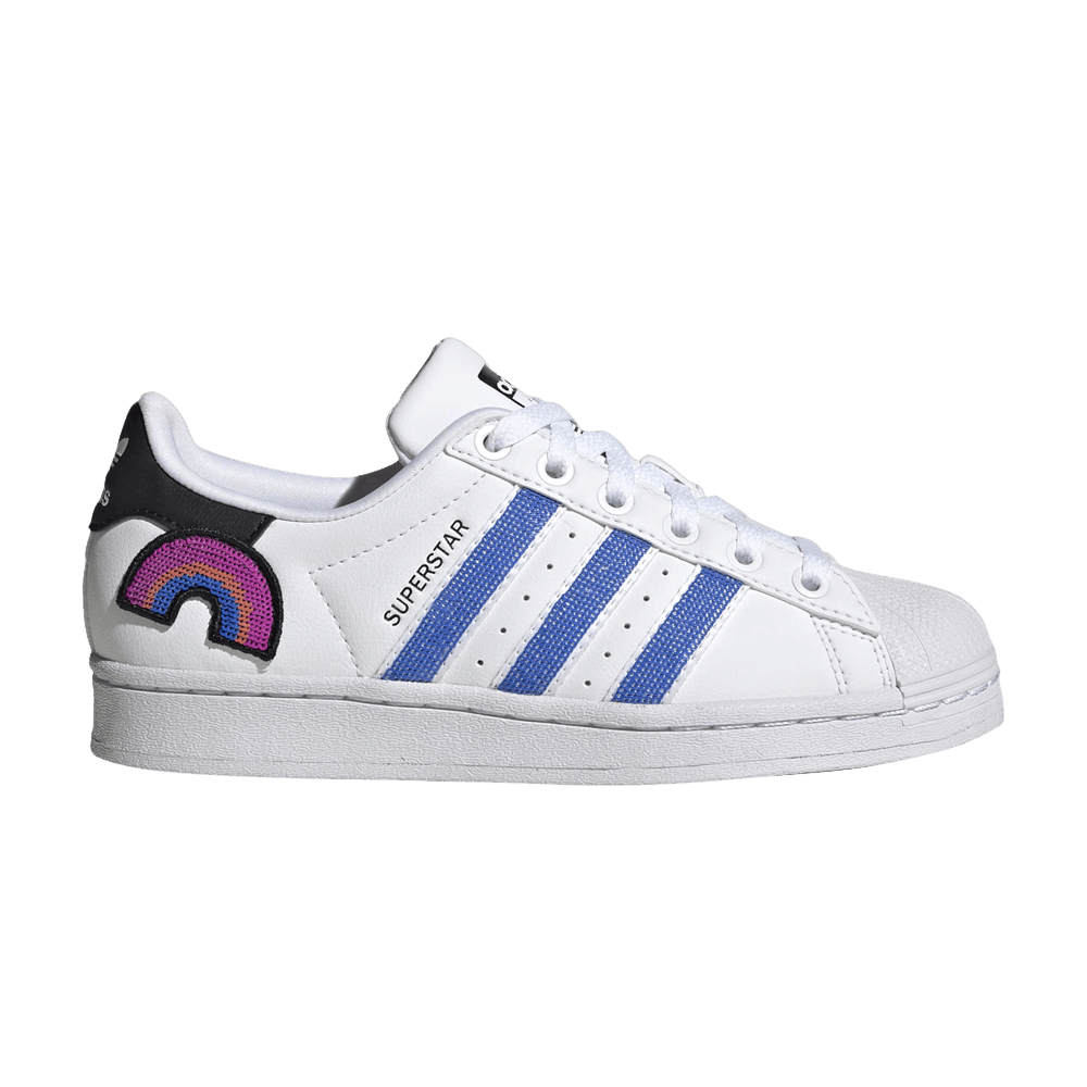 Adidas Superstar Big Kid 'Rainbow Decal'