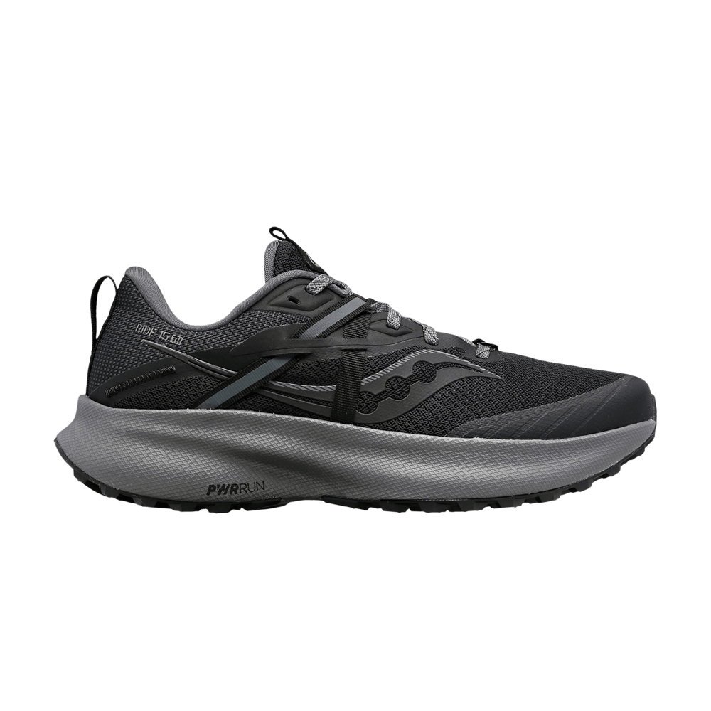 Saucony Wmns Ride 15 TR 'Black Charcoal'