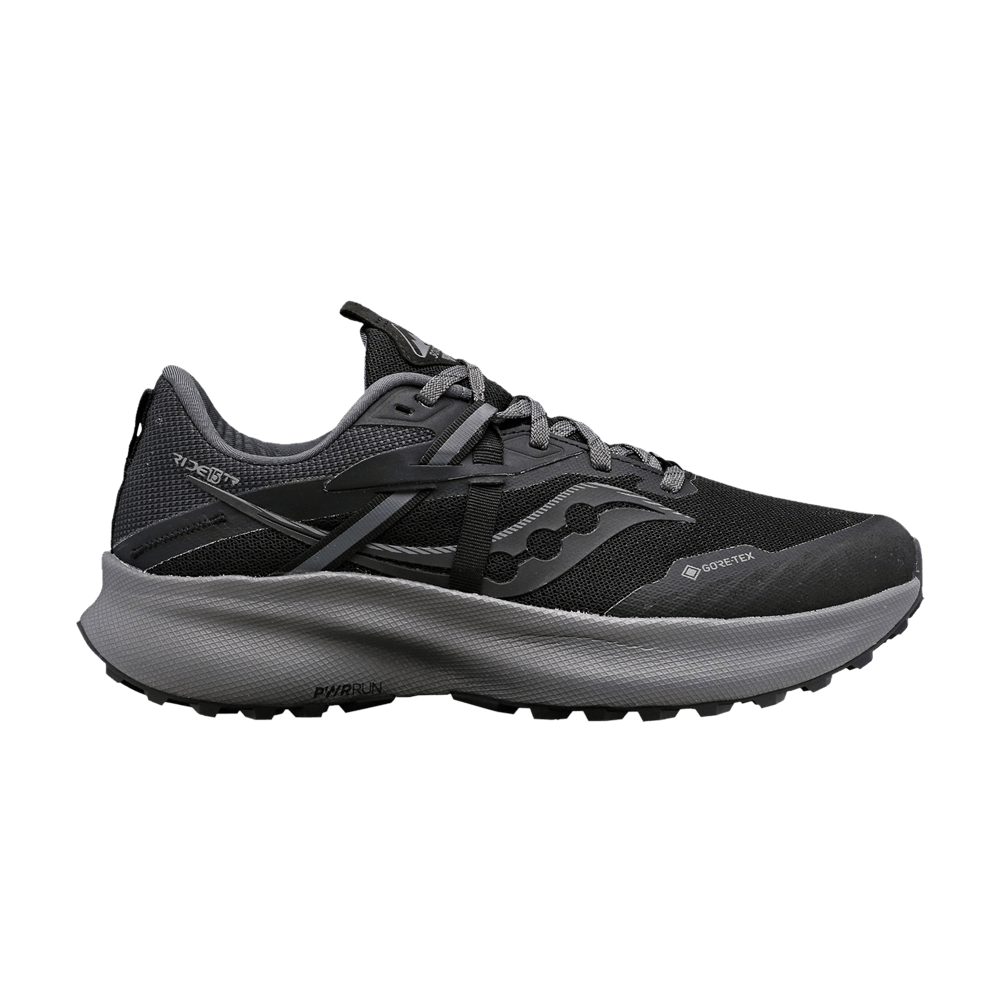 Saucony Wmns Ride 15 TR GORE-TEX 'Black Charcoal'